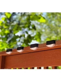 Maxsa® Solar Powered Deck Lights, Pack Of 4 -Default Template 3 3 4 crop 8613535 02V