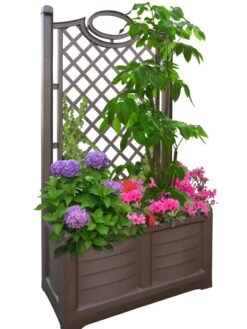 Separate Flower Box With Trellis 18 Separate Flower Box With Trellis -Default Template 3 3 4 crop 8613626 04V