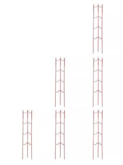 Stacking Tomato Ladders, Set Of 6 9 Stacking Tomato Ladders, Set Of 6 -Default Template 3 40309 Red stacking tomato ladders set of 6 red tif