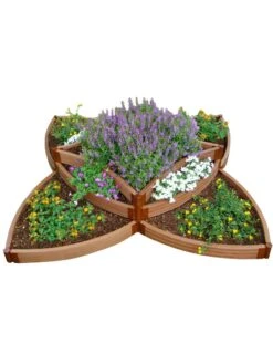 Classic Sienna Versailles Sunburst Raised Garden Bed With 2" Boards -Default Template 3 8588252 07v