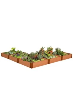 L-Shaped Composite Raised Bed, 12'x12' With 1" Boards 9 L-Shaped Composite Raised Bed, 12'x12' With 1" Boards -Default Template 3 8588254 04v