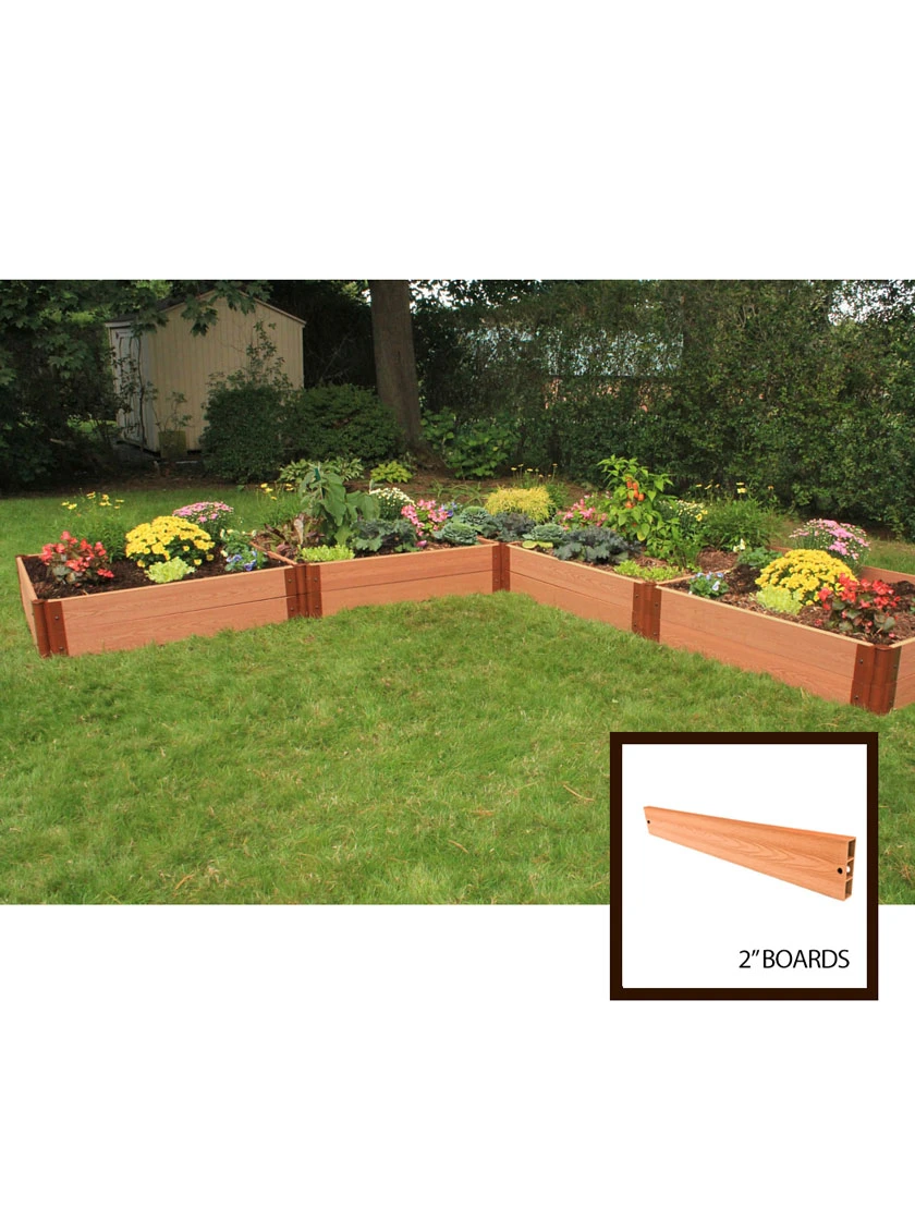 Classic Sienna Raised Garden Bed "L" Shaped With 2" Boards 3 Classic Sienna Raised Garden Bed "L" Shaped With 2" Boards - Image 3