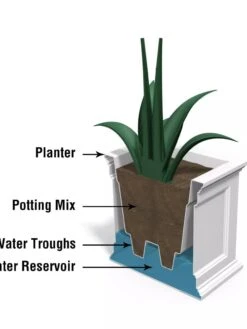 Fairfield Self-Watering Patio Planters, 20” X 36” -Default Template 3 8588417 17V tif
