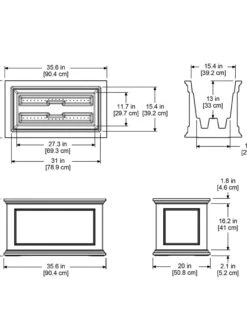 Fairfield Self-Watering Patio Planters, 20” X 36” -Default Template 3 8588417 30V tif
