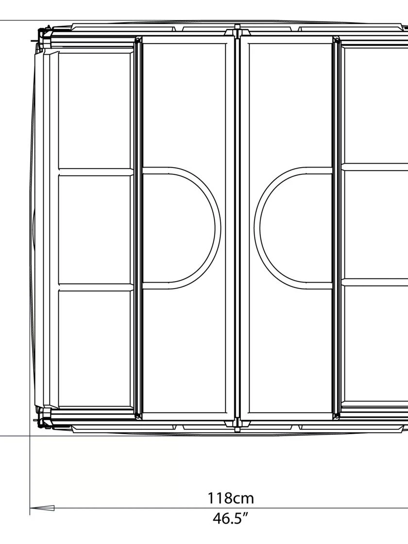 Canopia® By Palram Plant Inn™ Raised Bed Greenhouse, 4' X 4' 4 Canopia® By Palram Plant Inn™ Raised Bed Greenhouse, 4' X 4' - Image 4