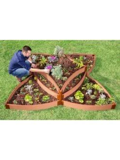 Classic Sienna Raised Garden Bed Versailles Sunburst With 1" Boards -Default Template 3 8589503 01v
