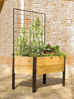 Elevated Planter Box And Space-Maker Pivoting Trellis Set, 2' X 4' 9 Elevated Planter Box And Space-Maker Pivoting Trellis Set, 2' X 4' -Default Template 3 8590247 550 tif 1