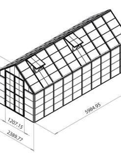 Canopia® By Palram Harmony™ Snap & Grow Greenhouse, 8' -Default Template 3 8591043 11V tif