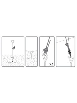 Canopia® By Palram Anchoring Kit For The Palram - Canopia Greenhouses -Default Template 3 8591357 08v