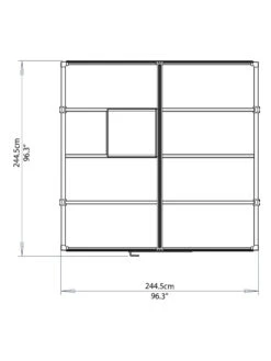 Canopia® By Palram Glory™ Greenhouse, 8' -Default Template 3 8591547 14v