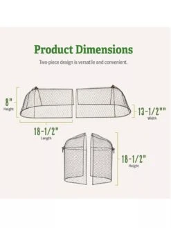 3-in-1 Chicken Wire Cloche -Default Template 3 8592117 dimensions