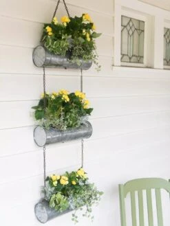 Galvanized Hanging Triple Planter 9 Galvanized Hanging Triple Planter -Default Template 3 8595213 1108 tif