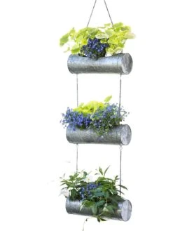 Galvanized Hanging Triple Planter 13 Galvanized Hanging Triple Planter -Default Template 3 8595213 6967 tif