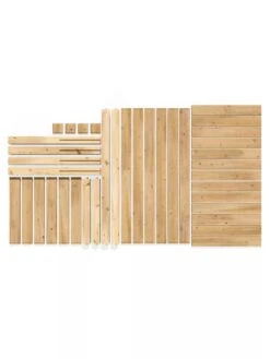 Elevated Cedar Garden Bed, 2' X 4' X 31" -Default Template 3 8596147 07V 3 4