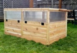 Garden In A Box Cedar Raised Bed With Greenhouse, 3' X 6' 10 Garden In A Box Cedar Raised Bed With Greenhouse, 3' X 6' -Default Template 3 8597082 05V tif