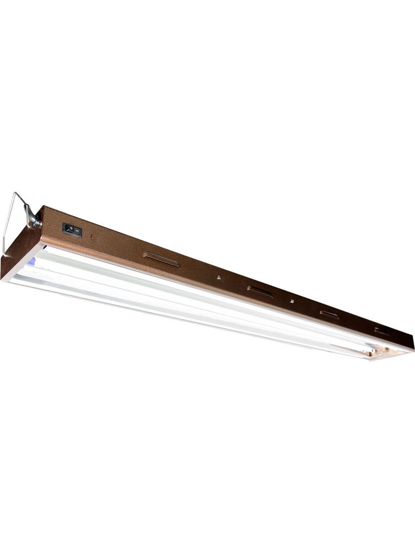 T5 Designer 2-Tube Fixture With Bulbs, 4' 1 T5 Designer 2-Tube Fixture With Bulbs, 4'