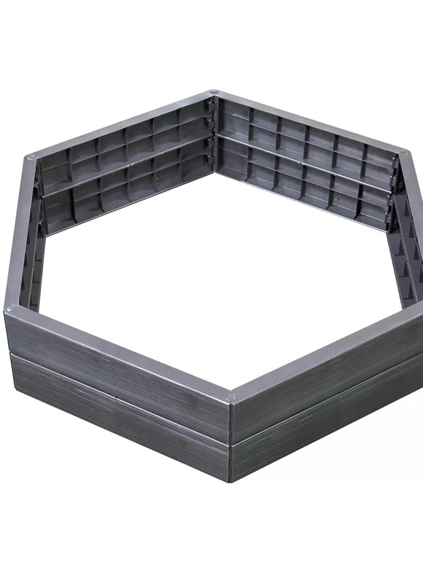 Exaco Hexagonal Raised Garden Bed Planter 3 Exaco Hexagonal Raised Garden Bed Planter - Image 3