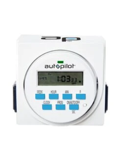 Digital Programmable 7 Day Timer Dual Outlet -Default Template 3 8599360 01v