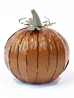 Desert Steel Pumpkin Luminary, Short -Default Template 3 8599560 10v