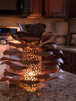 Desert Steel Pine Cone Luminary 7 Desert Steel Pine Cone Luminary -Default Template 3 8599563 03V tif