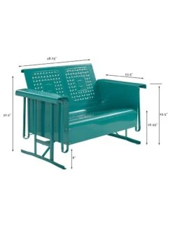 Crosley Bates Loveseat Glider 10 Crosley Bates Loveseat Glider -Default Template 3 8599629 02v