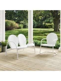 Crosley Griffith Loveseat & Chair Outdoor Seating Set -Default Template 3 8599634 05v