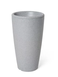 Solar Illuminated Planter Tall Granite, 32" -Default Template 3 8600183 18724 tif