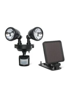 MAXSA®Solar Dual Head LED Motion Activated Light