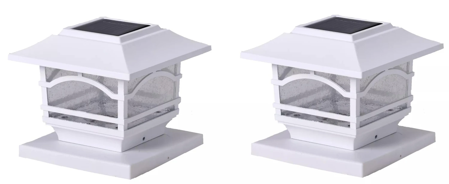 Solar Post Cap Railing Light 2-Pack 2 Solar Post Cap Railing Light 2-Pack - Image 2