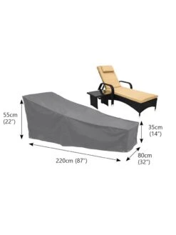 Bosmere Large Sunbed Waterproof Cover 8 Bosmere Large Sunbed Waterproof Cover -Default Template 3 8608855 02v