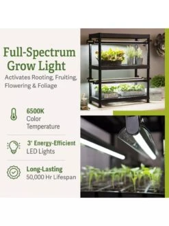 LED Stack-n-Grow Lights - 2-Tier System 9 LED Stack-n-Grow Lights - 2-Tier System -Default Template 3 8608906 2
