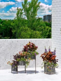 Galvanized Grow Bag Triple Planters With Stand -Default Template 3 8609180 0344 tif 1