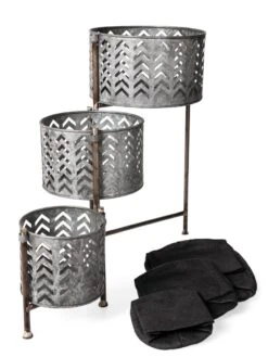 Galvanized Grow Bag Triple Planters With Stand -Default Template 3 8609180 4817 tif