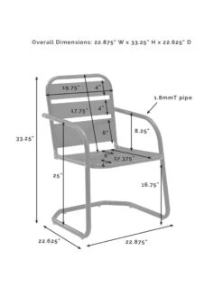 Crosley Brighton Chair Set, Set Of 2 -Default Template 3 8609288 38v