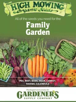 Family Garden Organic Seed Collection, Set Of 7