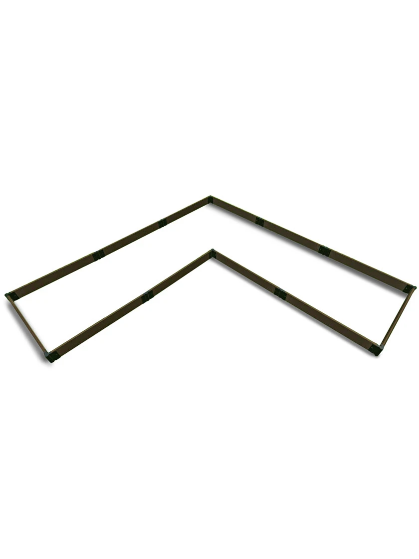 L-Shaped Composite Raised Bed, 12'x12' With 1" Boards 3 L-Shaped Composite Raised Bed, 12'x12' With 1" Boards - Image 3