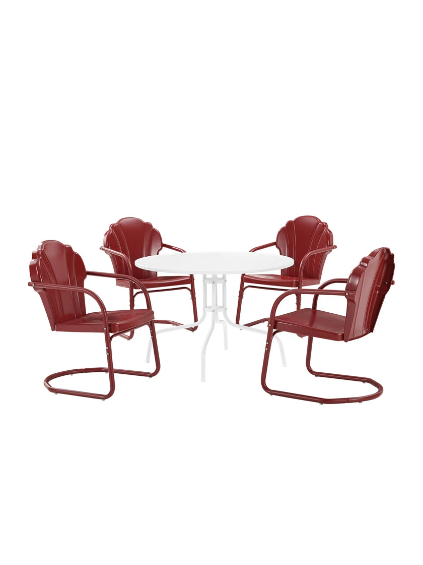 Crosley Tulip 5-piece Outdoor Dining Set 1 Crosley Tulip 5-piece Outdoor Dining Set