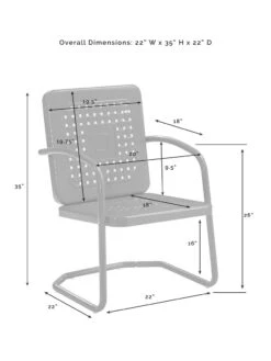 Crosley Bates 3-piece Outdoor Dining Chair Set -Default Template 3 8611583 09v