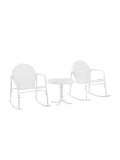 Crosley Griffith 3-piece Outdoor Rocking Chair Set -Default Template 3 8611588 wt 36v