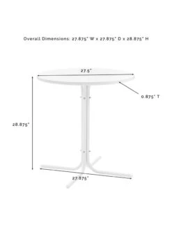 Crosley Griffith 3-piece Outdoor Bistro Set 32 Crosley Griffith 3-piece Outdoor Bistro Set -Default Template 3 8611589 08v