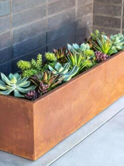 Veradek Metallic Series Corten Steel Window Box Planter, 36" 8 Veradek Metallic Series Corten Steel Window Box Planter, 36" -Default Template 3 8611609 02V tif