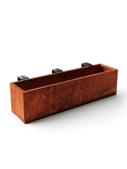 Veradek Metallic Series Corten Steel Railing Planters -Default Template 3 8611611 05v