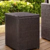 Crosley Palm Harbor Outdoor Wicker Rectangular Side Table
