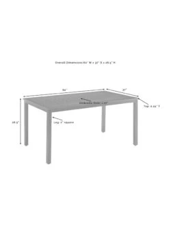 Crosley Kaplan 5Pc Outdoor Dining Set With Swivel Chairs -Default Template 3 8611955 10v
