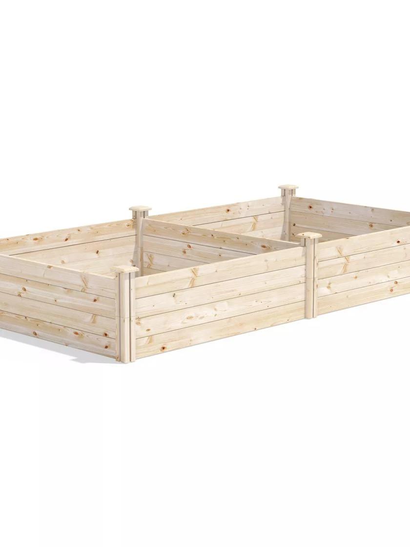 Pine Raised Garden Beds, 4'x8' 2 Pine Raised Garden Beds, 4'x8' - Image 2