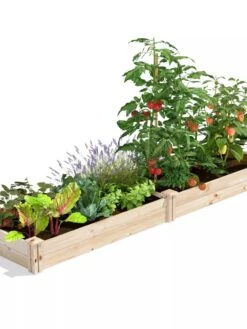 Pine Raised Garden Bed, 2' X 8' -Default Template 3 8612243 02V jpg