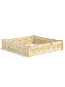Pine Raised Garden Beds, 4'x4' -Default Template 3 8612250 03v