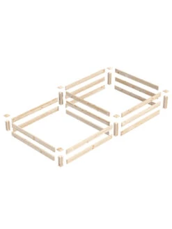 2-Tier Pine Raised Garden Bed, 4'x8' -Default Template 3 8612253 01v