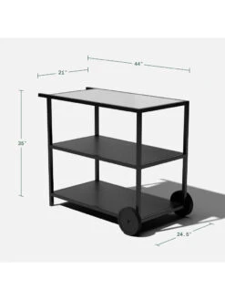 Veradek Stainless Steel Outdoor Kitchen Series Bar Cart -Default Template 3 8612470 15v