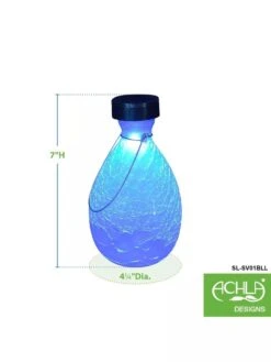 Achla Designs Solar Crackle Glass Vase Lantern -Default Template 3 8612529BLL 01v tif